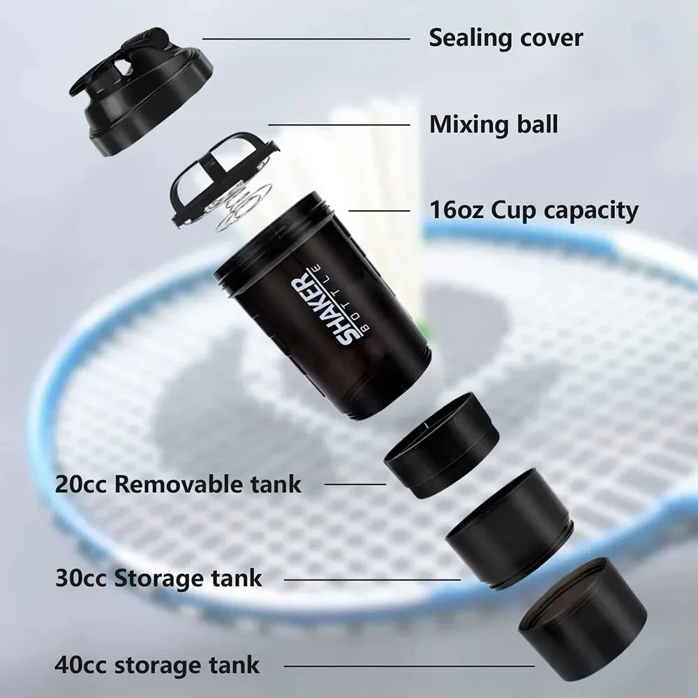 PowerMix Pro Protein Shaker Bottle